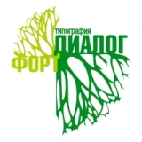 Форт Диалог типография Логотип Форт Диалог типография